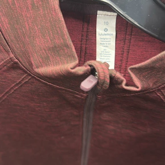 Lululemon sz 10 Ready To Run Jacket *Evanescent
Star Ruby / Black Satin VGUC - Picture 5 of 7